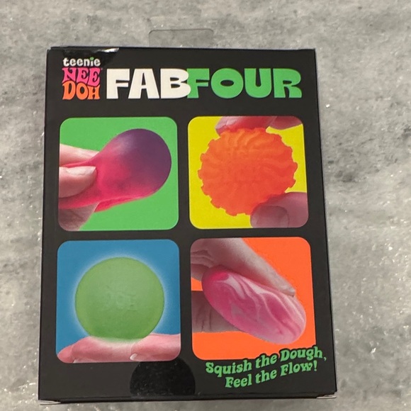 Fab Four Colorful Squishy Set - Picture 2 of 2